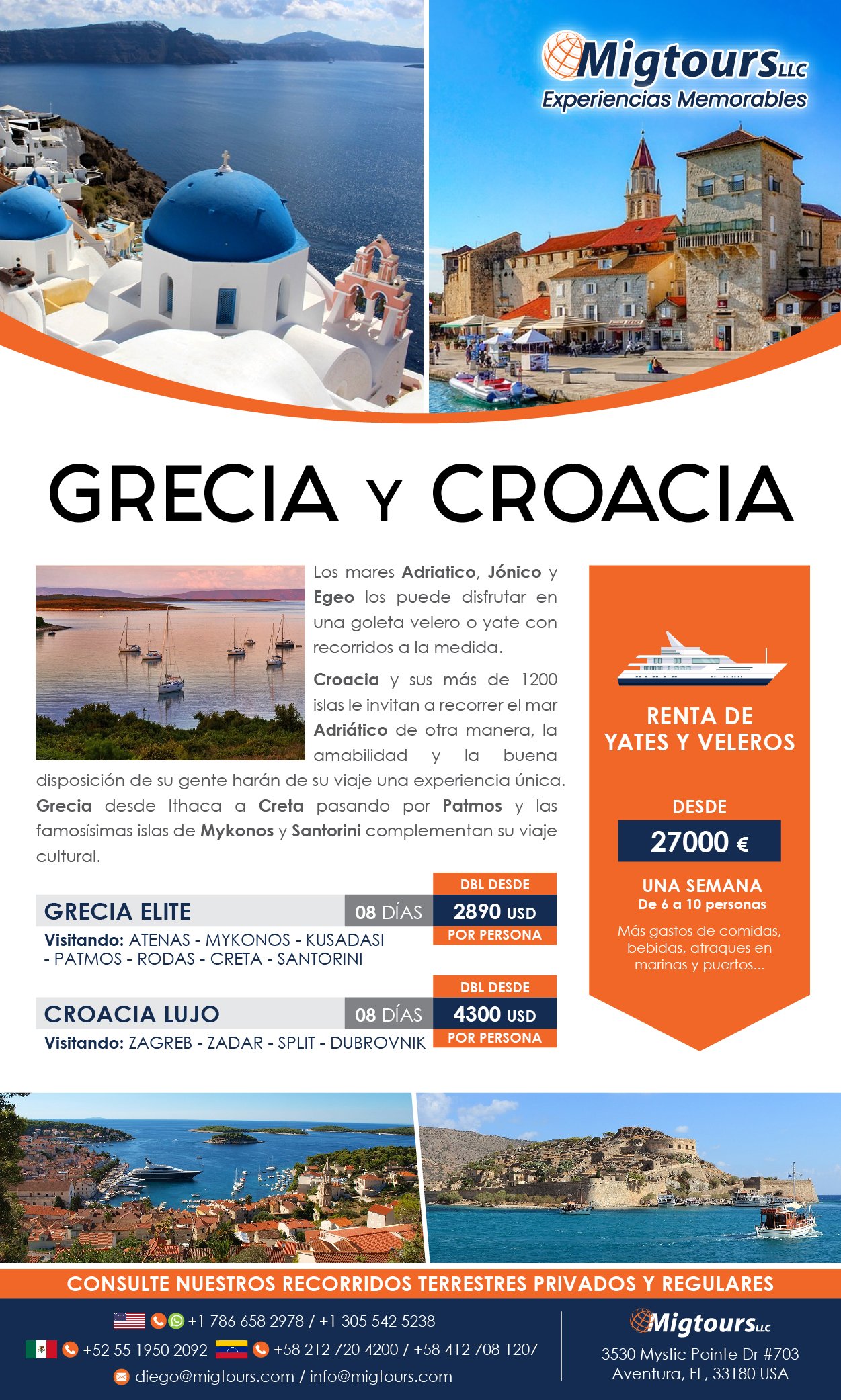 Grecia y Croacia